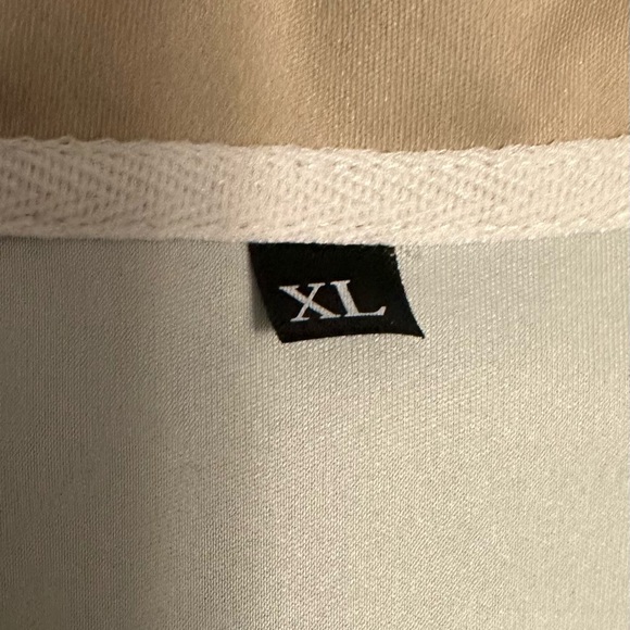 Men's Green Polo Shirt with Tan Collar - Picture 6 of 6